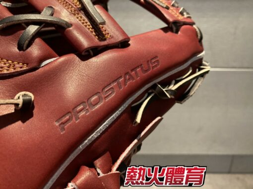 ZETT 日本進口 Prostatus 棒壘手套 頂級硬式 日本製 工字擋 今宮健太型 紅棕 BPROG760：圖片 8