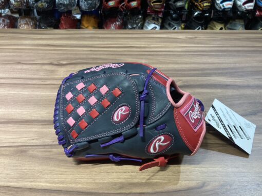 Rawlings Soft HOH 接球手套 棋盤 深藍/紅 11.75" 反 GS2FHDKM5-NSC-RH：圖片 2