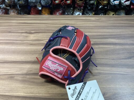 Rawlings Soft HOH 接球手套 棋盤 深藍/紅 11.75" 反 GS2FHDKM5-NSC-RH：圖片 4