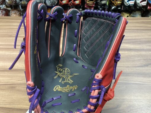 Rawlings Soft HOH 接球手套 棋盤 深藍/紅 11.75" 反 GS2FHDKM5-NSC-RH：圖片 5