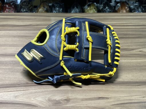SSK ADV  接球手套 工字 黑/黃  11.75"  TANT324F：圖片 2