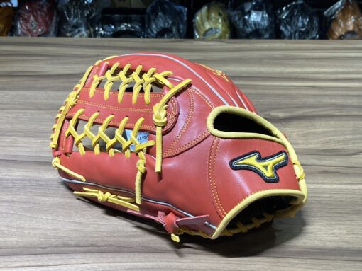 Mizuno MVP 接球手套 T網 橘紅 反 1ATGH24607-52H