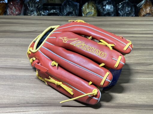 Mizuno MVP 接球手套 T網 橘紅 反 1ATGH24607-52H：圖片 3