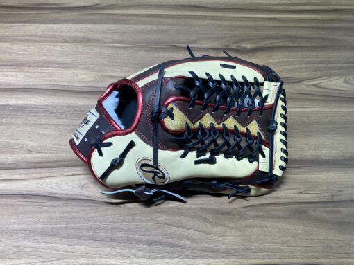 Rawlings HOH PE Wiz 接球手套 T網 巧克力/駝 12.5" GR4HW2CB88MG-CHOCAM：圖片 2