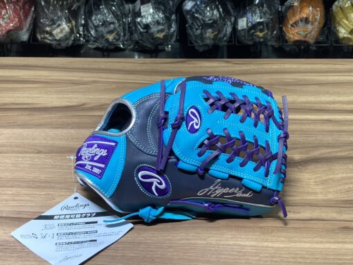 Rawlings HT 接球手套 密網 深藍/薄荷綠 11.75" GR4HTCN55W-NMGRN：圖片 2