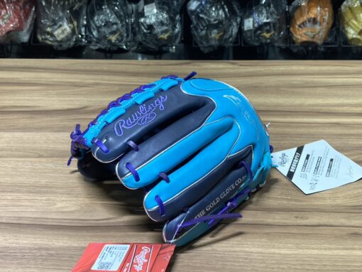 Rawlings HT 接球手套 密網 深藍/薄荷綠 11.75" GR4HTCN55W-NMGRN：圖片 3