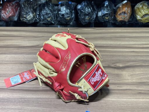 Rawlings HT 接球手套 密網 紅/駝 11.75" GR4HTCN55W-SCCAM：圖片 4