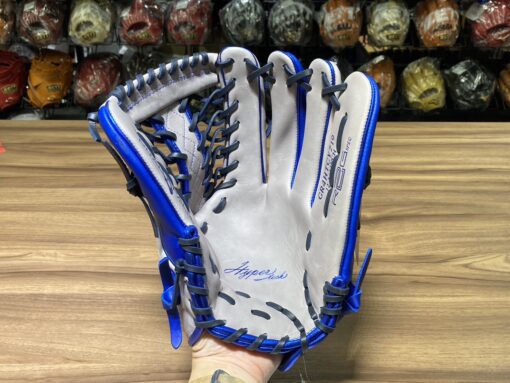 Rawlings HT 接球手套 T網 灰/寶藍 12.75" GR4HTCY719-GRYRY：圖片 5